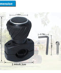 Dimensions of Universal Go-To Steering Wheel Spinner Knob For Kubota Tractors Black Polyurethane 1.25 Inch Shaft