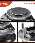Close-up of 2 Front Wheel Bearing And Hub Assembly 5 Lug Compatible With Dodge Charger Challenger And Chrysler 300 2012 Through 2023 RWD Models