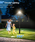 LED Post Top Light 60W/80W/100W Tunable 3000K 4000K 5000K With Photocell ETL DLC Listed illuminating a yard at night
