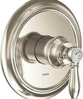 Weymouth M-CORE 2-Series 1-Handle Shower Trim Kit Polished Nickel Finish With No-Fuss Install, Pressure Balancing, Valve Required