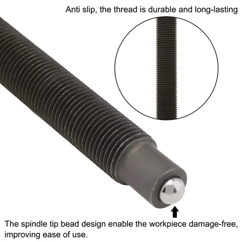 Detail view of anti-slip thread on Two Jaw Gear Puller Adjustable Bearing Puller For External And Internal Removal