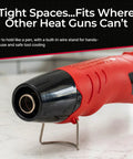 EC-MINI Pro Grade Heat Gun for Crafts and DIY Projects with Shrink Wrap and Reflector Attachment