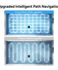 Robotic Pool Cleaner With 210 Minute Runtime Smart 3D Navigation Inverter Energy Saving Tech Cleans Floor Walls And Waterline