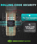 Wireless Universal Garage Door Opener Keypad For LiftMaster 878Max 877LM with rolling code security feature display.