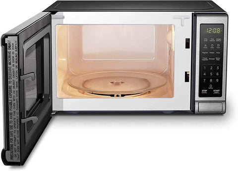 Compact Stainless Steel Countertop Microwave Oven 0.7 Cubic Feet 700 Watts With Quick Hit Presets One Touch Express Start And Clear Led Panel A Zero Hassle Kitchen Essential That Hits The Spot Every Time