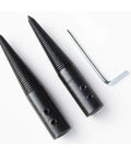 2Pcs Tapered Spindle Adapter Kit Turns Bench Grinder Into Epic Polisher Fits 8mm Arbors with hex wrench