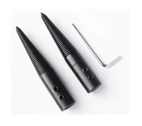 2Pcs Tapered Spindle Adapter Kit Turns Bench Grinder Into Epic Polisher Fits 8mm Arbors with hex wrench