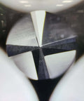 End mill, 4-flute chamfer, 90° tip, 1/4-inch shank, close-up view