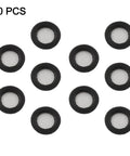 10 pcs Heavy Duty 3/4 Inch Hose Washer Kit With Metal Mesh Screen Filter To Stop Debris For Garden Shower Heads Washing Machines And All Plumbing Connections Super Sealing Rubber Gaskets Black Assorted Repair Set