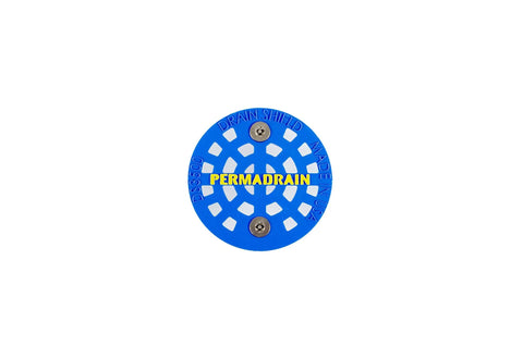Locking 3.5 Inch Commercial Sink Strainer for Three-Compartment Food Prep and Pot Washing Sinks, Easy Install, Blue