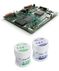 Pro Grade Solder Paste 138C To 183C Melting Point 50G X 2 For PCB Repair And Phone Board Soldering Flux Paste With Non Erosive Formula