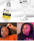 Waterproof Lace Front Wig Glue Kit 1.28oz With Remover Flower Scent application on lace front wig, secure wear demo