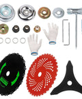 Heavy Duty 9 Inch Carbide Tipped Blades Set For Brush Cutter Trimmer Weed Eater Includes 9 Inch 36 Teeth Carbide Blade