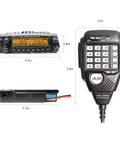 Dual Band Mobile Transceiver for Vehicles VHF 144 148 MHz and UHF 420 450 MHz With 50W VHF and 40W UHF Cross Band Repeat