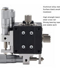 3-Axis Trimming Platform Manual Linear Stage Sliding Table 40mm Diameter Rock-Solid Precision For Machinery Testing Equipment Optical Measurement Made Of Heavy-Duty Bearing Steel