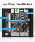 Interior view of Badass Little Firewall Rig With Four 2.5GbE Ports For Rock Solid OPNsense Routing And Serious Network Security Mini Pc J3710.