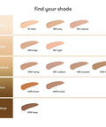 Quick Fix Concealer Stick Soft Ivory Lightweight Vegan Formula Paraben Free And Fragrance Free Long Lasting Smudge Proof Wear shade swatches chart