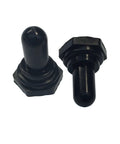 EDPM Rubber Toggle Switch Covers Black Pack Of 2 For Moisture Proof Dust Proof And Dirt Resistant Protection On Most Toggle Switches With Built In Hex Nut Base