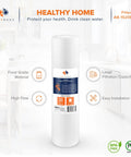 1 Micron Sediment Water Filter Replacement Cartridge For Whole House Filtration 20 By 4.5 Inches Two Pack package front view