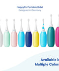 XL Butt Shower Portable Bidet With 50 Percent More Water Volume For Easy Clean On The Go, multiple colors
