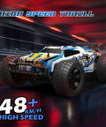 Beast 1:10 Scale High Speed RC Car With LED Shell Lights 4x4 Off Road Monster Truck For Adults And Kids Reaching Up To 48 Km/h