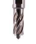 No Nonsense 5/8 Inch Annular Cutter With 3 Inch Pilot Pin For Magnetic Drill Press High Speed Steel M2Al Hole Saw close-up view