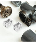 Adjustable Door Closing Hinges 4 Pack Aluminum Extrusion Pivot Joint Zinc Alloy Quiet Smooth Operation Dope Tough Hardware