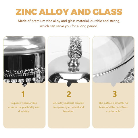 Close-up of zinc alloy and glass design, showing the Heatable Turkish Teapot For Coffee And Tea With Lid Glass Water Kettle Pottery Ceramic Turkish Style Teapot Zinc Alloy Stove Ready For Hot Brews In The Kitchen.