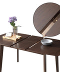 Heavy Duty Table Leaf Connectors And Bolt Sleeves For Extension Dining Tables Rock Solid Zinc Alloy Hardware With Brass Plated Finish Top Shelf 15 Pack showing table with flower and dishes.