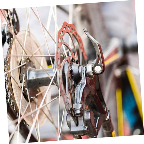 Heavy Duty Mountain Bike Disc Brake Kit with red 160mm rotor and mechanical caliper for optimal stopping power.