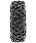 Front view of All Terrain ATV And Go Kart Tires A051 145/70-6 Tubeless 6PR showing rugged tread pattern, set of 4