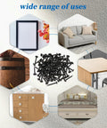 Kickass Black Upholstery Nails And Thumb Tacks Hella Durable Round Head Metal Finishing Hardware for reupholstering displayed with home decor.