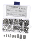Pro Grade 300Pcs Stainless Steel Hexagon Socket Screw Assortment Kit With Allen Key And Machine Screws For Drywall Home Repairs Anti Rust Fasteners Suitable For Multiple DIY Tasks And Heavy Duty Work Around House, open case