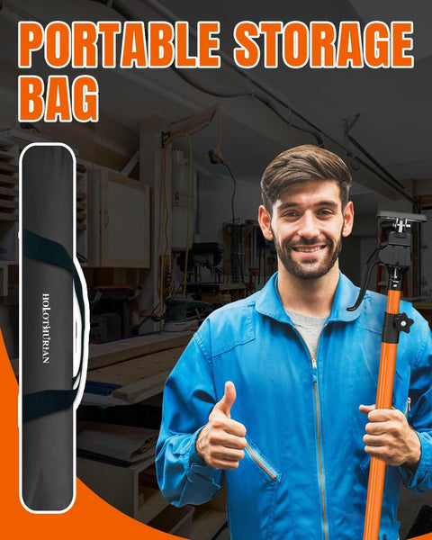 HOLOTHURIAN cabinet jack support pole, orange adjustable 49.2-114.2 in, 154 lb, 2-pack
