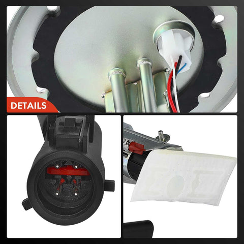 Electric Fuel Pump Assembly With Sending Unit For Ford F150 F250 1999 2003 2004 4.2L 4.6L 5.4L V6 V8 Naturally Aspirated Fits F150 Heritage 2004 Direct Replacement For Easy Install And Reliable Quality Plug And Play