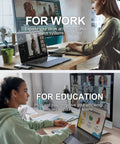 Laptops using 8 In 1 USB C Hub With 4K 60Hz HDMI Gigabit Ethernet 100W Power Delivery 3 USB 3.0 Ports SD And TF Card Readers in work and education settings