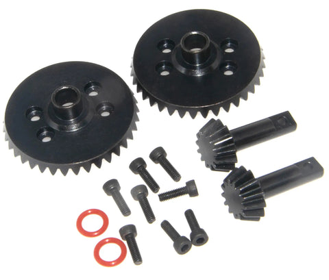Traxxas E-Revo Diff Spiral Bevel Ring Gear Kit For 1/10 Summit RC Car Steel Front And Rear Differential Upgrade 5379X 13-37T
