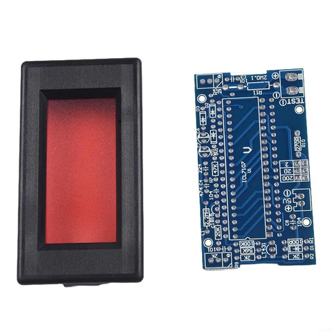 Digital Voltmeter Module DIY Kit For 5V DC Systems, 0-20V And 0-200V Readout with PCB and red LED display