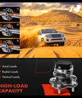 Rear Wheel Bearing And Hub Assembly For Nissan Rogue Rogue Sport And Qashqai 5 Lug FWD Only High Load Capacity