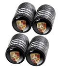 Dope Set Of 4 Alloy Valve Stem Caps For Cars Leak Proof Dust Covers That Fit Porsche Panamera Cayenne Macan Boxster Taycan