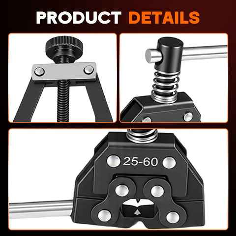 All In One Roller Chain Tool Kit With Puller, Holder And Breaker Cutter for Bikes and Motorcycles, ANSI 25-60 close-up