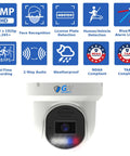 32 Channel 12MP NVR Security Camera System With 24 Weatherproof 5MP PoE Dome Cameras Delivering Bold Color Night Vision Smart Face Tracking And No Sweat Setup features face recognition and weatherproof design.