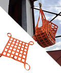 Beefed Up Lifting Net For Cargo And Equipment Handling High Tenacity Polyester Mesh Sling Bag being used on site