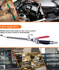 High Volume Air Blow Gun With Extendable Nozzle Up To 26 Inches, all metal construction blower tool with anti-slip grip displayed.