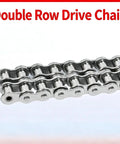 Premium 08B Stainless Roller Chain With Single Strand Design, Ideal For Industrial Conveyor Systems And Heavy Machinery Drive Applications Featuring Precision 12.7Mm Pitch. Double row drive chain, stainless steel, ideal for heavy machinery.