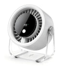 Chill Portable Desk Fan With 199 Speed Settings for Personal Cooling at Home or Office, USB Powered, LED Display, 360 Degree Rotation, Wall Mountable
