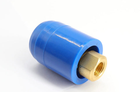 Brass Quick Disconnect Pressure Coupling 1/4 Inch FPT to 1/4 Inch FQD with High Impact Plastic Cover and FNPT Thread