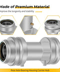 Beefy Rear Axle Bearing Housing Carrier Hub for Polaris Scrambler 400 2x4 2000 2002 and 4x4 1998 2002, Scrambler 500 2x4 2001 2002 and 4x4 1998 2004, Sportsman 500 6x6 2000 2008, Sport 400L 1999, Trail Boss 325 330 2000 2004 Part 5132098 5131701 silver rear axle hub