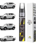 Crystal White 707 Volvo Touch Up Paint And Scratch Remover Kit 2 In 1 Quick Fix For Nicks And Chips With Exact Color Match display