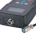 Digital Force Gauge Push Pull Meter With Data Memory Function And External Load Cell Sensor Three Measurement Units N Kg Lb Range Up To 1000 Kgf 9800 N 2200 Lbf High Precision Tension And Compression Tester, side connector